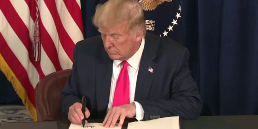 Trump signs coronavirus relief executive orders Fox News Video