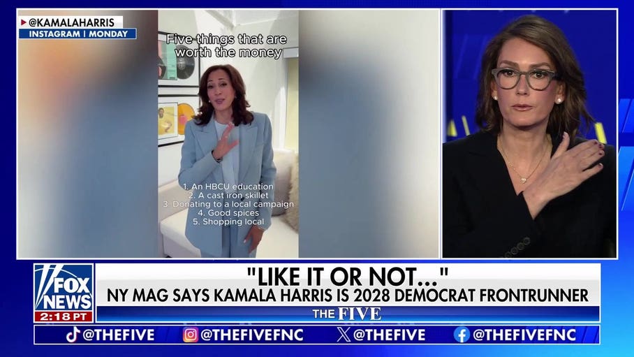 'The Five': Kamala Harris attempts social media trend to connect with young voters