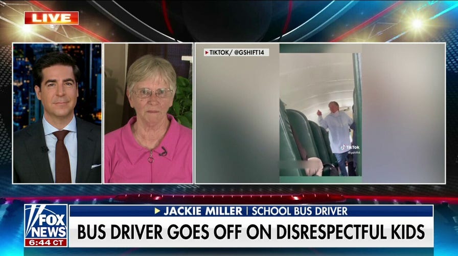 Bus driver Jackie Miller shares her choice words for misbehaved students