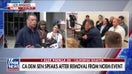 California senator barges in on Sec. Noem news conferece