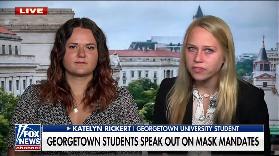 Georgetown students speak out against mask mandates: 'They are doing it for optics'