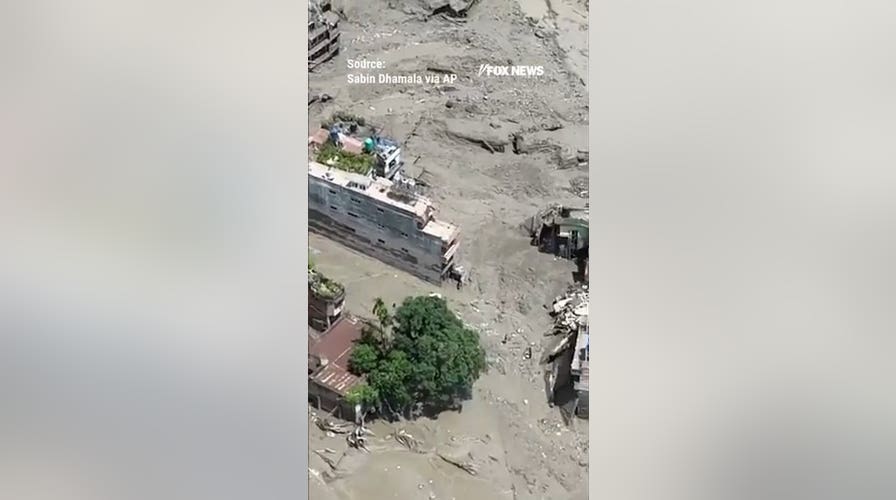 Video shows flash flood devastation in Nepal