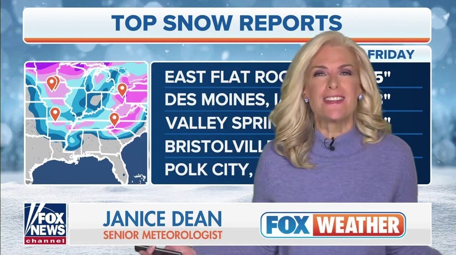 National weather forecast for January 17