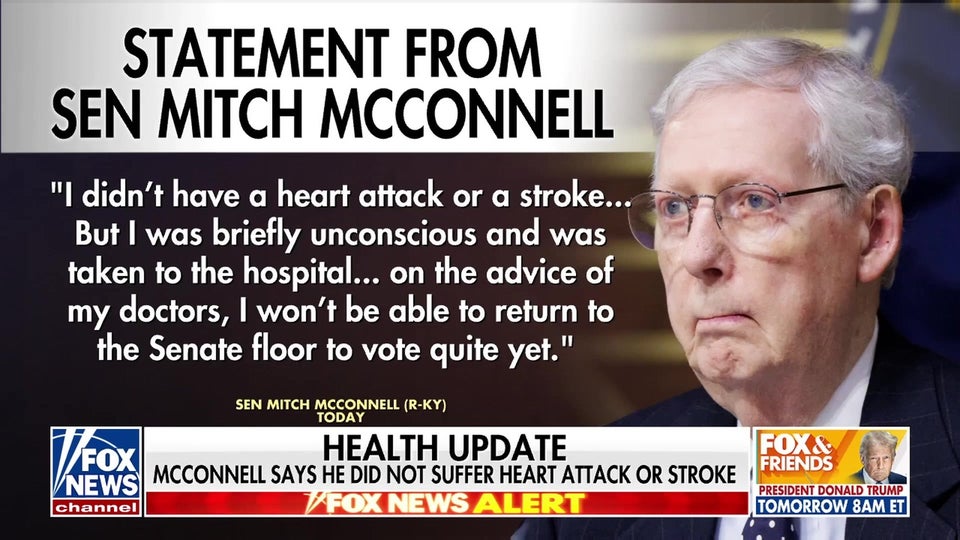 Mitch McConnell reveals reason for hospitalization, Senate absence
