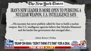 US intelligence says Iran's new leader more open to nukes than predecessor