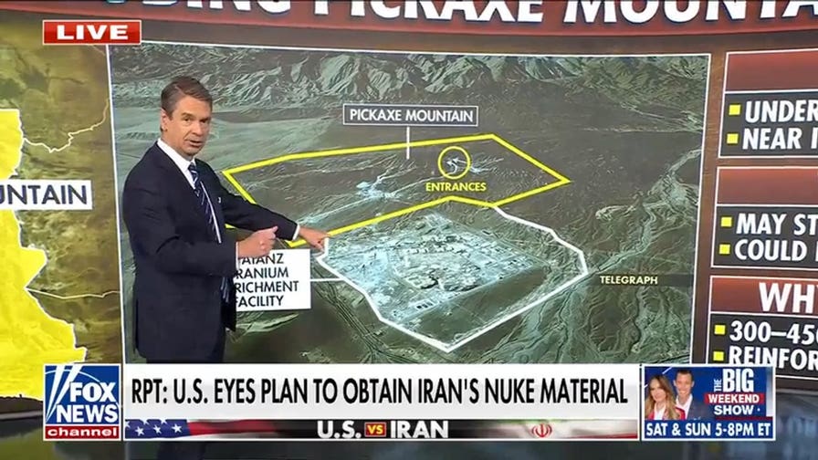US eyes plan to obtain Iran’s nuclear material from Pickaxe Mountain site, report says