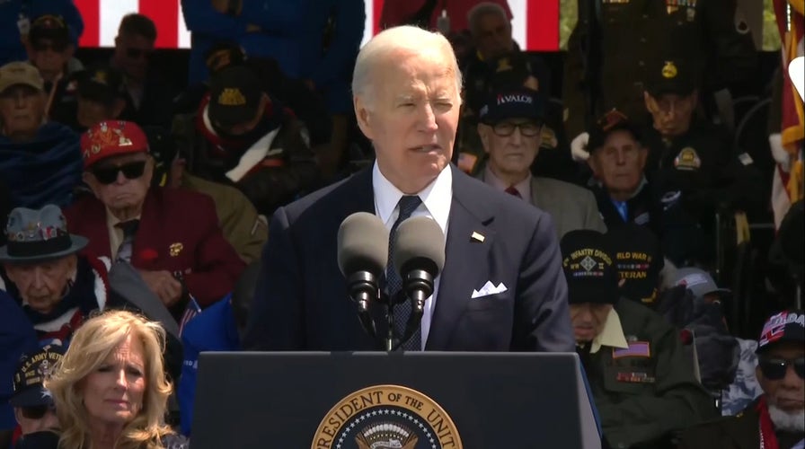 Biden gives D-Day speech in Normandy, urges allies to help Ukraine