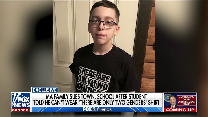 Massachusetts student files suit after being told he can't wear 'only two genders shirt'