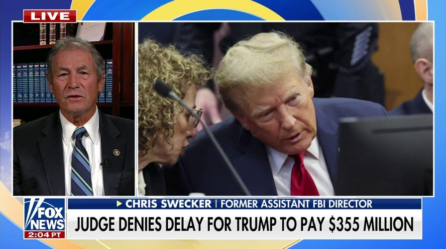 Chris Swecker reacts to judge denying delay for Trump to pay $335 million: 'Reeks of politics'