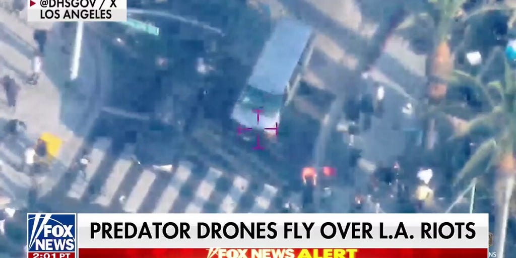 'Perfectly legal' for predator drones to fly over anti-ICE riots in LA, expert says