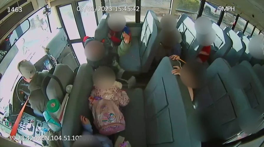 Colorado school bus driver slams on brakes after telling students to sit in their seats
