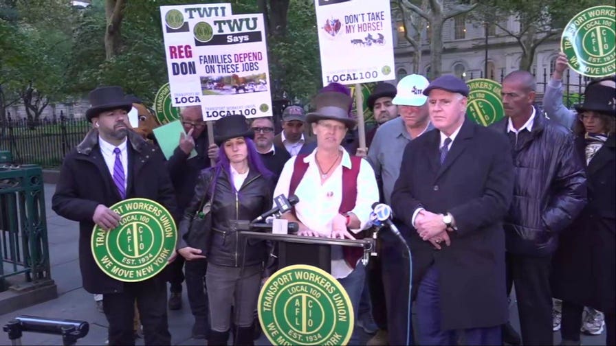 Furious NYC horse carriage drivers threaten lawsuit after city votes to ban iconic industry