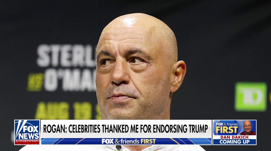 Joe Rogan says many in entertainment industry 'thanked' him for Trump endorsement