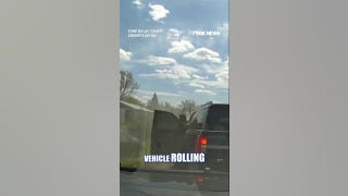 WATCH: Police chase ends after suspect's car FLIPS
