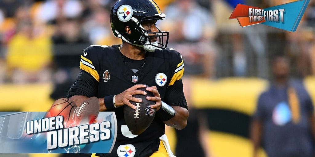 Russell Wilson is under duress as the Steelers starting QB | First Things First