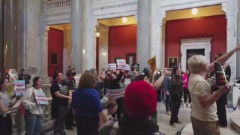 Protesters storm the Kentucky Capitol over a bill that would prevent certain gender care for minors