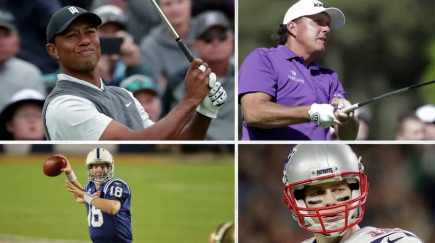 Tiger Woods, Peyton Manning team up against Phil Mickelson, Tom Brady for charity golf match