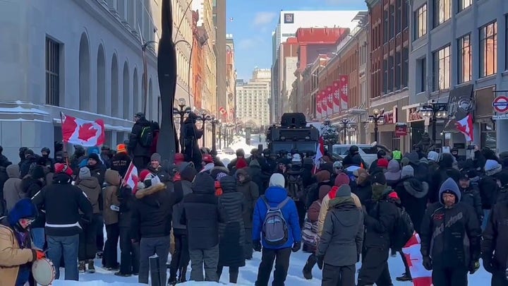 'Freedom Convoy' protesters gather in Ottawa