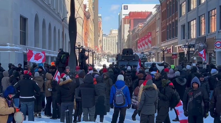 'Freedom Convoy' protesters gather in Ottawa