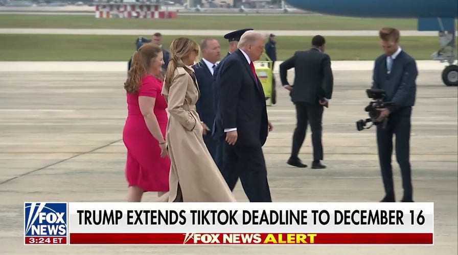 Trump extends TikTok deadline to December