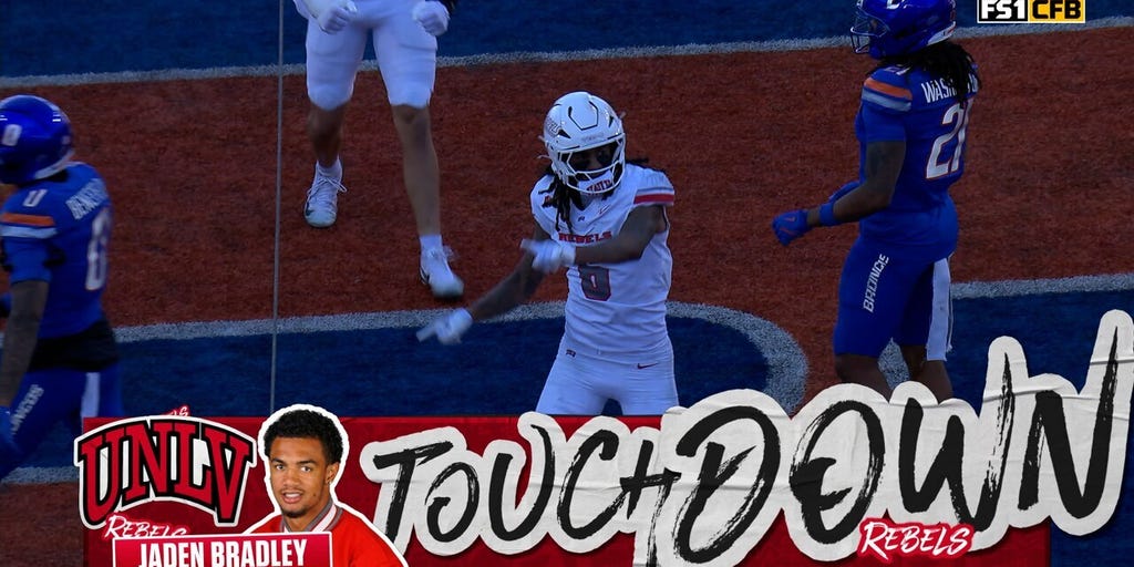 UNLV’s Anthony Colandrea throws 35-yard TD to Jaden Bradley, trimming deficit against Boise State