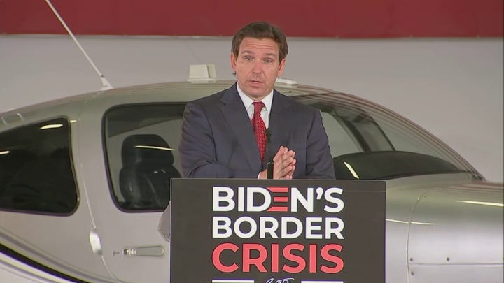 Florida Gov. Ron DeSantis reacts to new Biden administration immigration policies