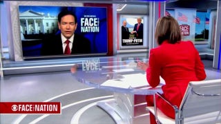 Secretary of State Marco Rubio accuses 'Face the Nation' host of pushing a 'stupid media narrative'