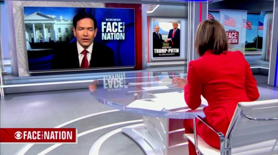 Secretary of State Marco Rubio accuses 'Face the Nation' host of pushing a 'stupid media narrative'