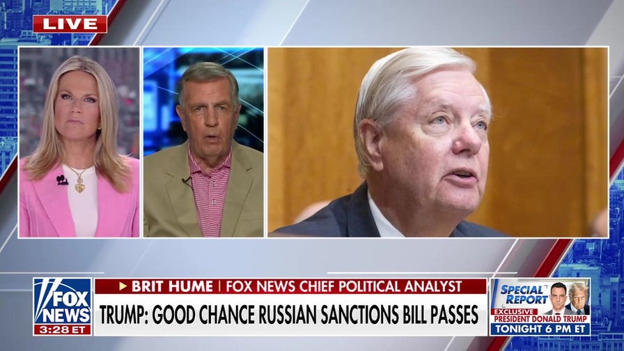 The Russian sanctions bill has momentum behind it, Brit Hume says