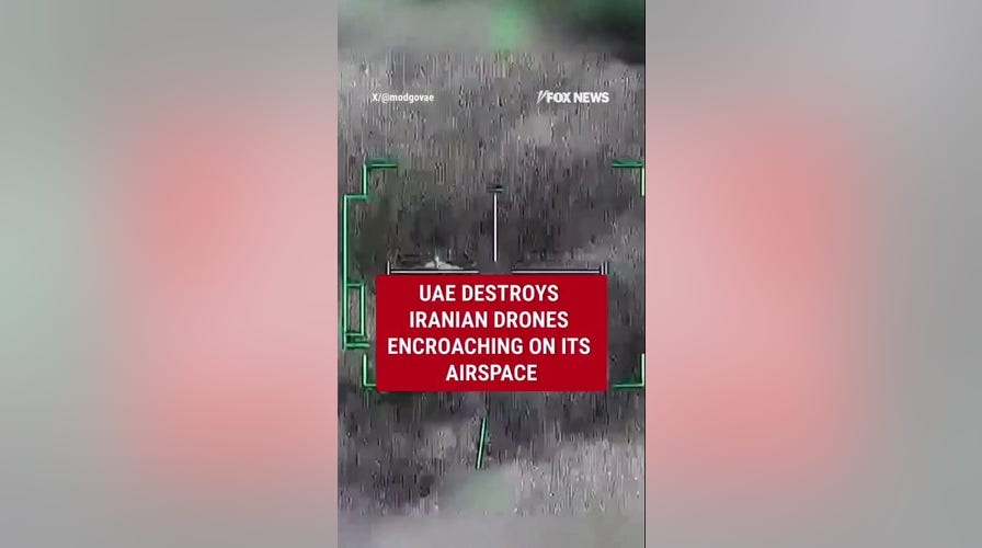 UAE DESTROYS Iranian drones encroaching connected airspace