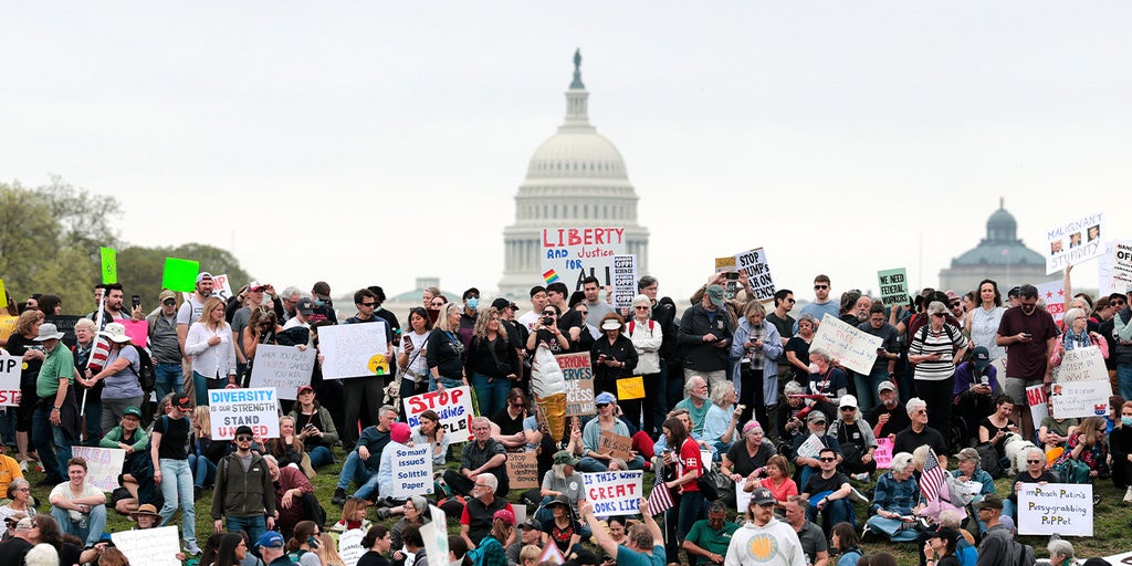 WATCH LIVE: Liberals rally to protest President Trump's policies in nation's capital