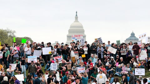 WATCH LIVE: Liberals rally to protest President Trump's policies in nation's capital - Fox News