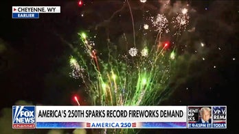 Fireworks sales soar for America's 250th celebration
