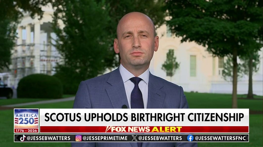 Stephen Miller: This is a 'deep knife wound' in the heart of the American republic