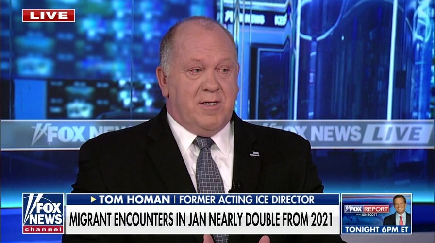 Under Biden presidency, migrant surge has not slowed down: Tom Homan