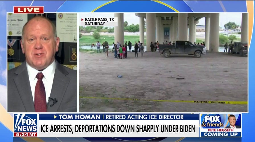 Tom Homan hammers Biden admin over border surge: Arresting ‘less people than I’ve ever seen’