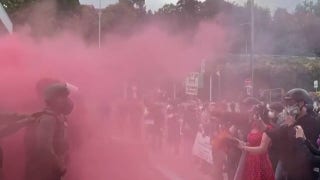 Protesters clash with authorities at Portland ICE facility