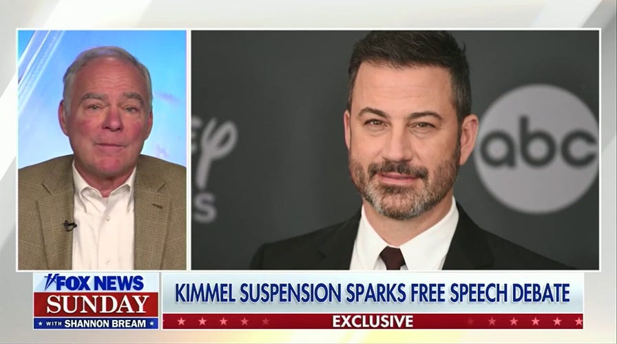  Sen. Tim Kaine issues warning on ‘power of FCC’ after Jimmy Kimmel’s suspension