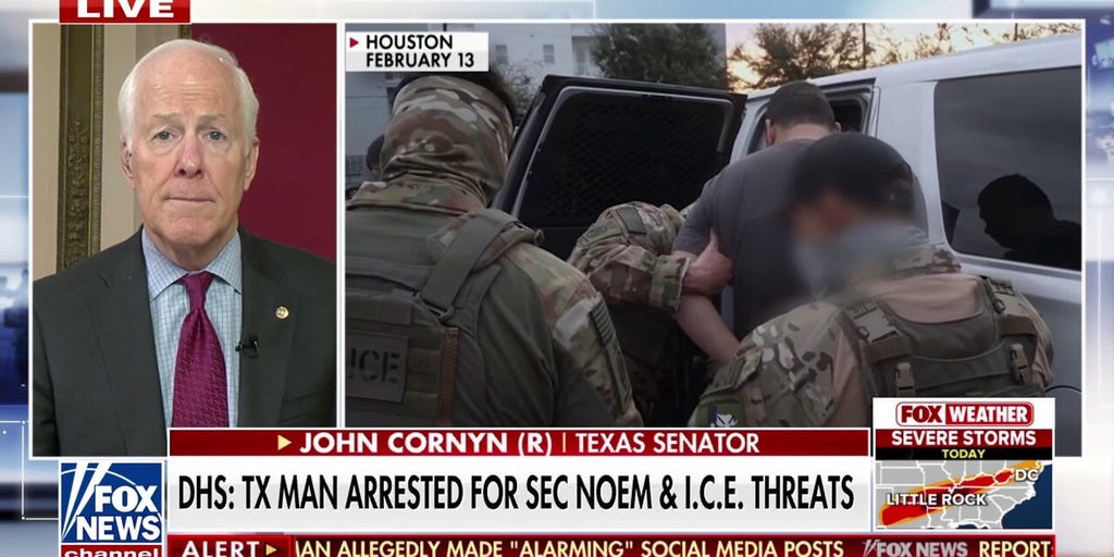 GOP senator expects Texas man arrested for ICE, Noem threats to be prosecuted to the ‘fullest extent of the law’