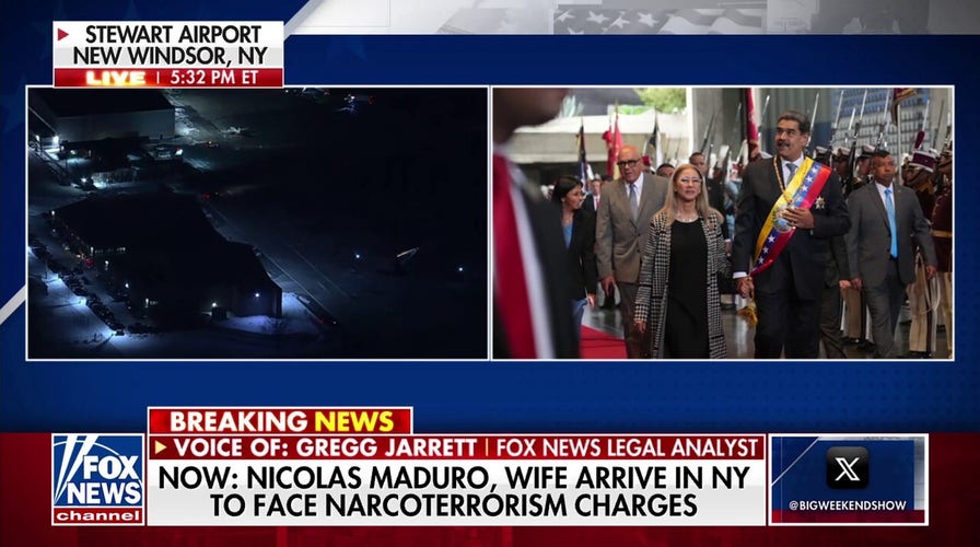 NOW: Maduro and his wife arrive in NY to face criminal charges