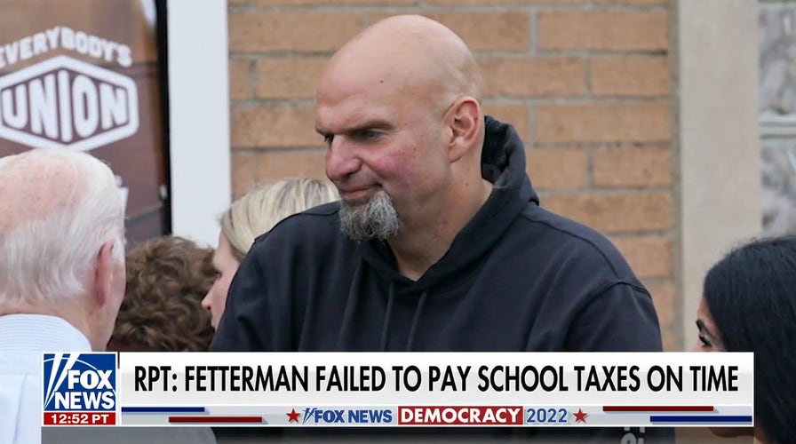 Democrat candidate Fetterman reportedly failed to pay taxes on time