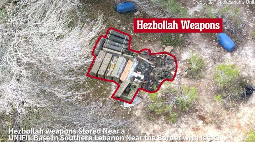 IDF uncovers Hezbollah weapons cache close to UNIFIL post