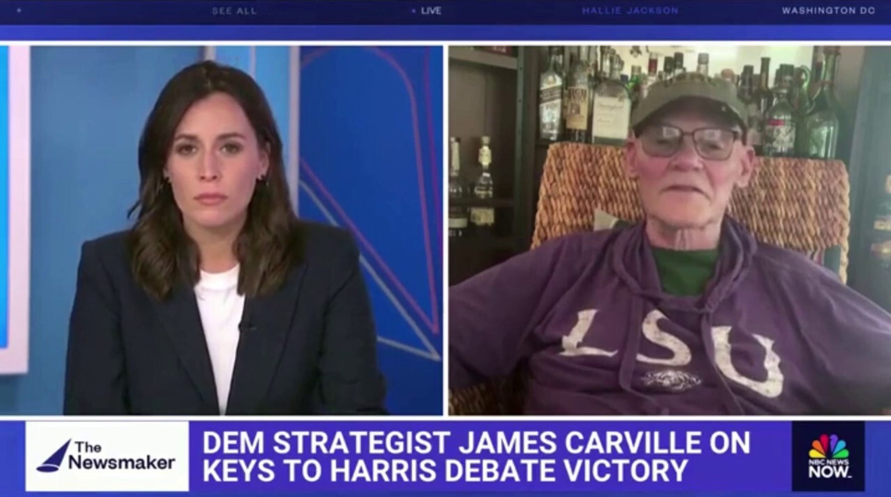 James Carville Predicts Kamala Harris Will Triumph in Debate Against Trump