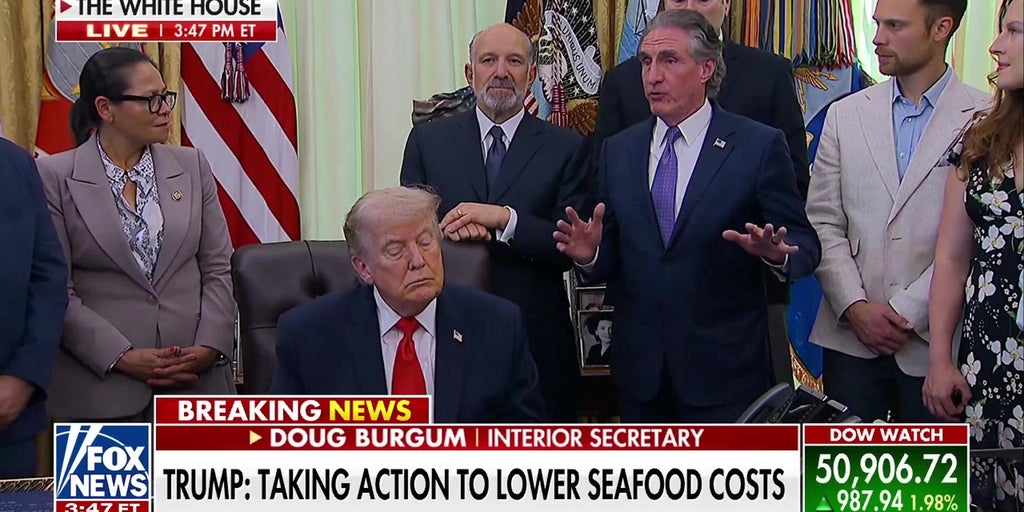 Doug Burgum praises Trump’s leadership on rolling back regulations