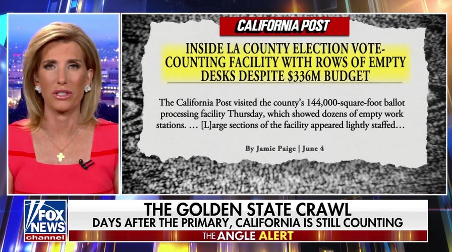 Laura: California's prolonged system of collecting, counting and reporting votes is a joke