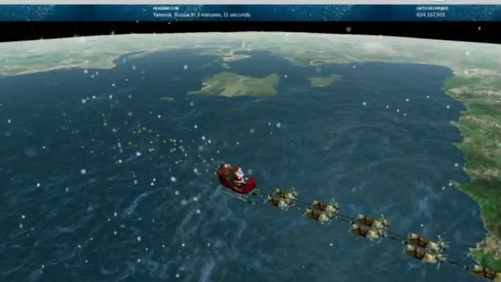 NORAD announces Santa's first visit to International Space Station