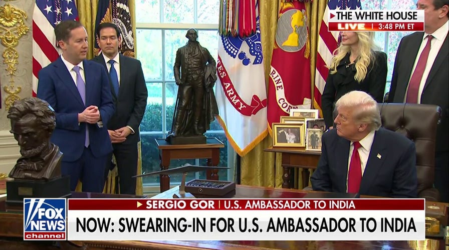  Trump holds swearing-in ceremonial  for US ambassador to India