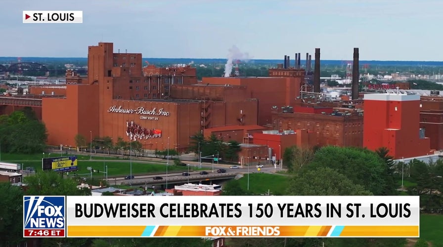 Steve Doocy celebrates Budweiser's 150th anniversary at original St. Louis brewery