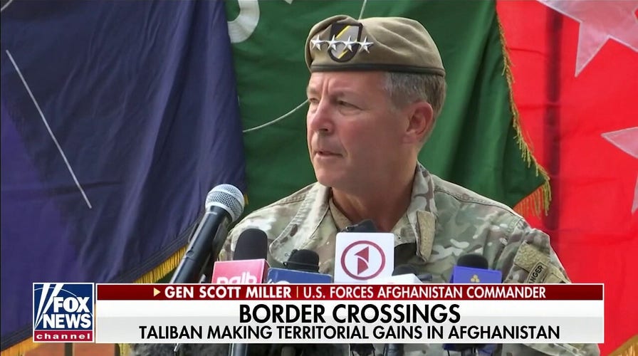 US commander steps down in Afghanistan as troops leave