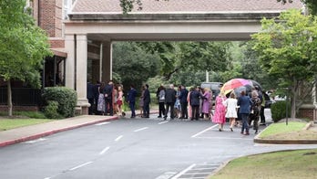Eliza Fletcher funeral: Mourners walk inside to bid farewell